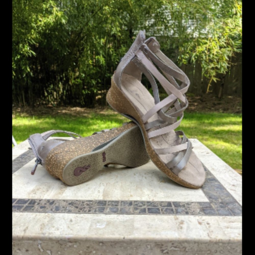 Ahnu trolley wedge style sandals